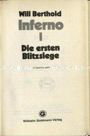 Tatsachenbericht über den Zweiten Weltkrieg