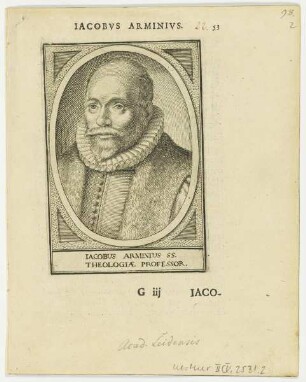 Bildnis des Iacobus Arminius