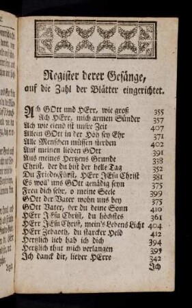 414a-414b, Register derer Gesänge, auf die Zahl der Blätter eingerichtet.