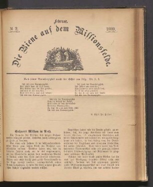 N° 2. Februar. 1889