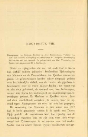 Hoofdstuk VIII. Tjakraningrat van Madoera ...