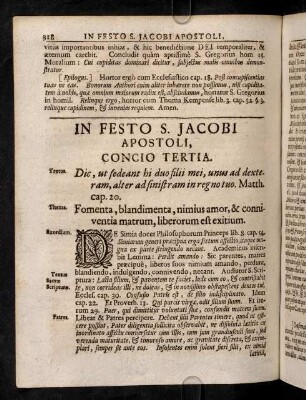 318-323, Concio Tertia