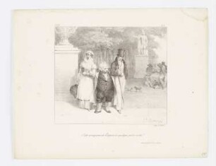 C’est uniquement l’espoir de quelque petite rente!, Blatt 8 der Folge "Album pour 1826"