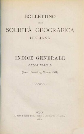 Bollettino della Società Geografica Italiana : BSGI. [24, a]