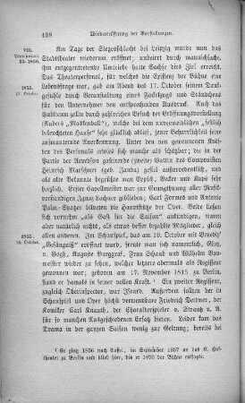 Wiedereröffnung der Vorstellungen.