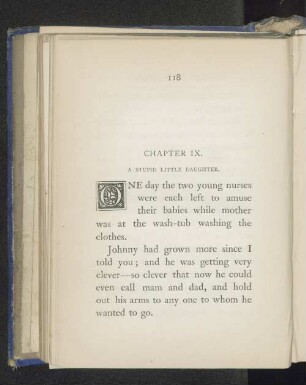 Chapter IX. A stupid little daughter.