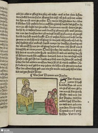 Von sant Thoman von Aquino