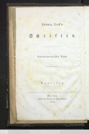 Bd. 28: [Der junge Tischlermeister]