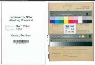 Entnazifizierung Bernhard Kintrup , geb. 19.10.1904 (Landwirt)