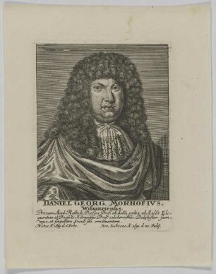 Bildnis des Daniel Georg Morhofivs