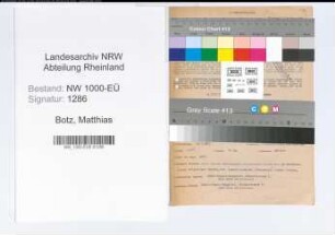Entnazifizierung Matthias Botz, geb. 16.07.1891 (Polizeibeamter)