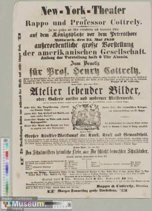 New-York-Theater von Rappo und Professor Cottrely.