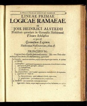 Lineae Primae Ramaeae.
