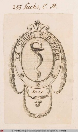 Exlibris des C. H. Fuchs