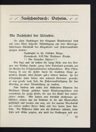 35-42 Zwischendurch: Daheim!