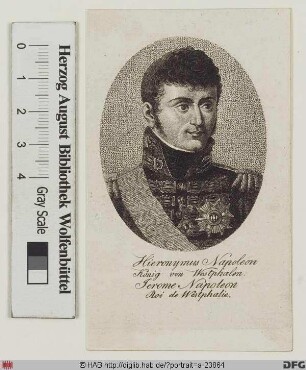 Bildnis Jérôme (Bonaparte), 1807-13 König von Westfalen