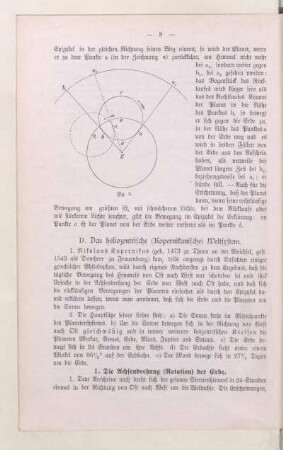D. Das heliozentrische (Kopernikanische) Weltsystem