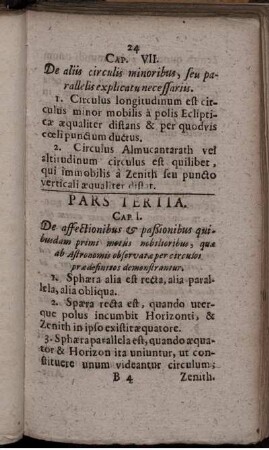 Cap. VII. De aliis circulis minoribus, seu parallelis explicatu necessariis