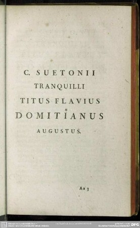 Titus Flavius Domitianus Augustus