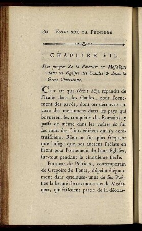 Chapitre VII. Des progrès de la Peinture en Mosaïque [...]