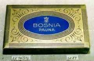 Pappschachtel für 25 Stück Zigaretten "BOSNIA PAUNA"
