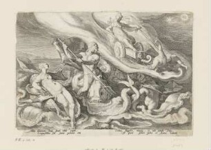 Juno bei Okeanos und Thetis, Blatt 10 der Folge "Ovids Metamorphosen Buch II"