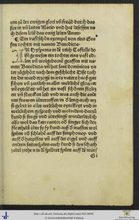 Ein vast schön exempel von eines Frauen tochter mit namen Benedicta.