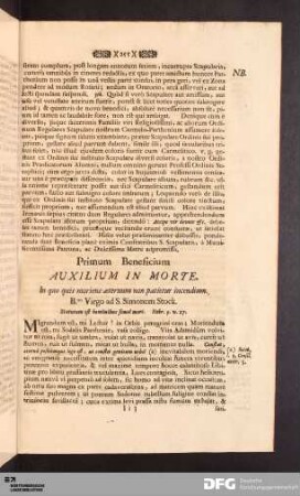 Auxilium in Morte
