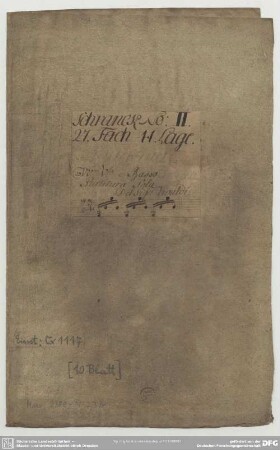 Symphonies - Mus.2389-N-2,3b : strings, bc - G; RV 146
