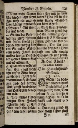 Ander Theil/ ...Die Catechismus-Gesänge.
