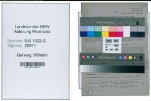 Entnazifizierung Wilhelm Garweg , geb. 28.01.1906 (Postschaffner)