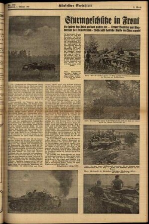 Zweite Ausgabe vom Mittwoch, den 01. Oktober 1941.