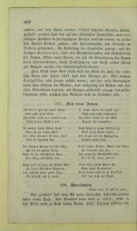207. Lied eines Armen