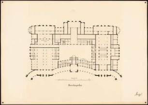 Kurhaus, Wiesbaden: Grundriss Zwischengeschoss 1:200