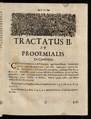 17-57, Tractatus II