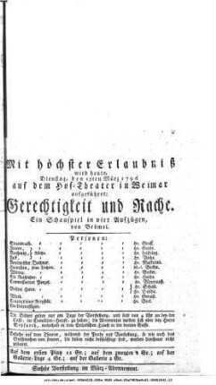 Gerechtigkeit und Rache