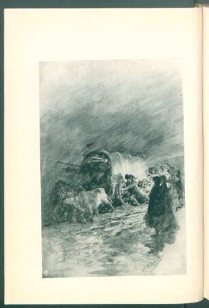 [Dibujo de un accidente en una tormenta]