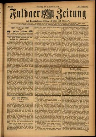 Ausgabe vom Dienstag, den 02. Oktober 1894.