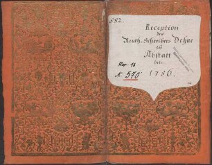 Reception des Rentschreibers Dehne zu Abstatt