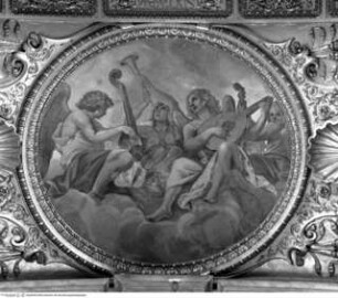 Alttestamentarische Figuren und Szenen aus der Geschichte von der Geburt Christi, Engelsglorie