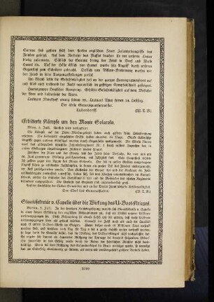 Staatssekretär v. Capelle über die Wirkung des U=Boot=Krieges.