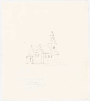 Feldsteinkirche: Perspektivische Ansicht