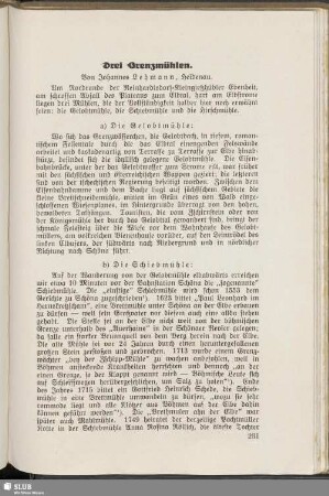 Drei Grenzmühlen