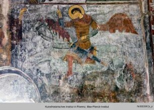 Die Ausmalung der Erlöserkirche : Der Heilige Theodor und der Heilige Georg