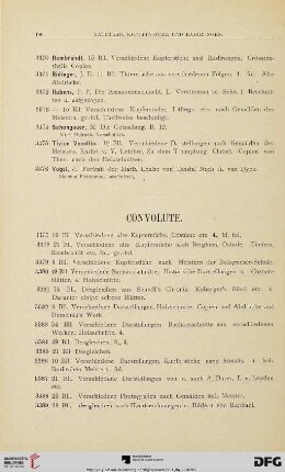 Convolute (Nr. 3377-3409)