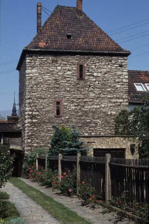 Sangerhausen. Reste der alten Stadtbefestigung, Eckturm