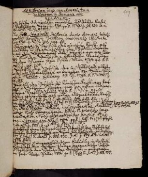 109r-109v, Ad historiam iuris cum Romani. tum reliquorum in Germania obtinentium