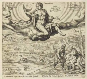 Das phlegmatische Temperament, Blatt 4 aus der Folge "Die vier Temperamente"