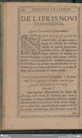 De Libris Novi Testamenti