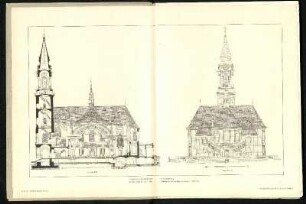 Evangelische Garnisonkirche in Ludwigsburg. Außenansichten.